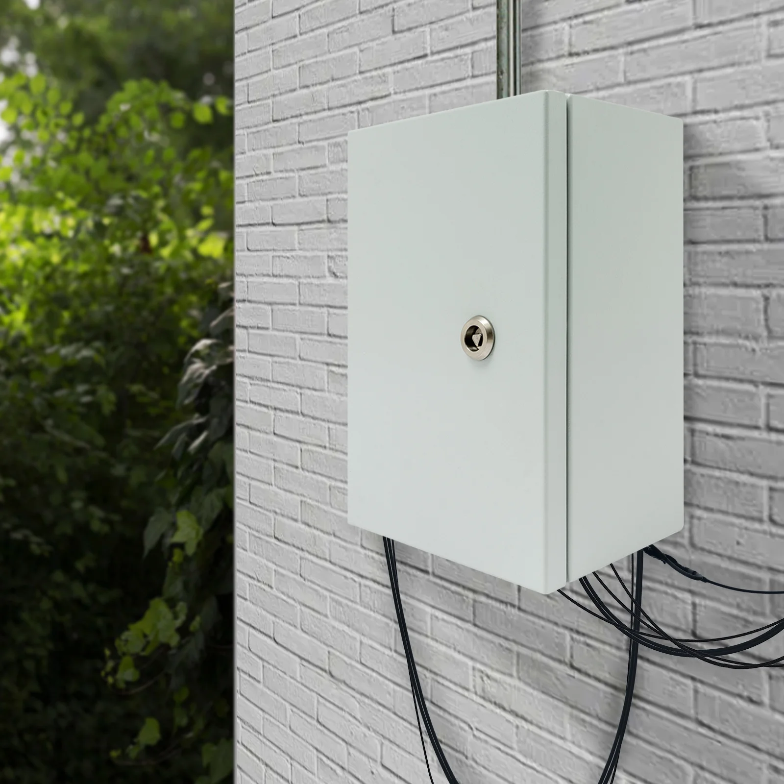 صندوق توزيع من الفولاذ المقاوم للصدأ مقاس 20 * 15 * 30 سم، صندوق توصيل، صندوق كهربائي معدني، صندوق توصيل مفصلي