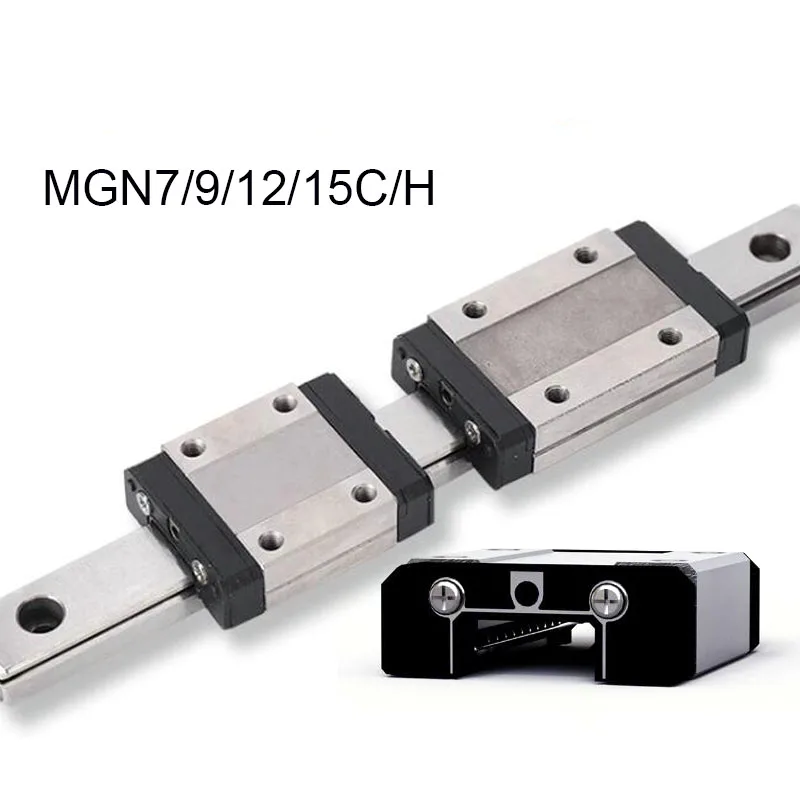 2PCS MGN12H MGN9H MGN15H MGN15C MGN7H MGN7C MGN9C MGN12C Carriage Block for MGN9 MGN12 MGN15 MGN Linear Rail Guide CNC Parts