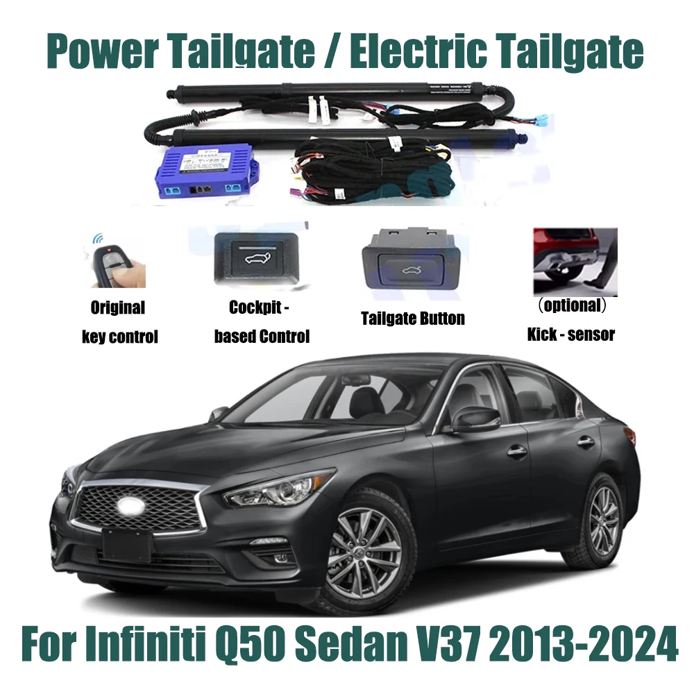 For Infiniti Q50 Sedan V37 2013-2024 Car Automatic Lifting kit Opening Trunk Intelligent Electric Lift Tailgate