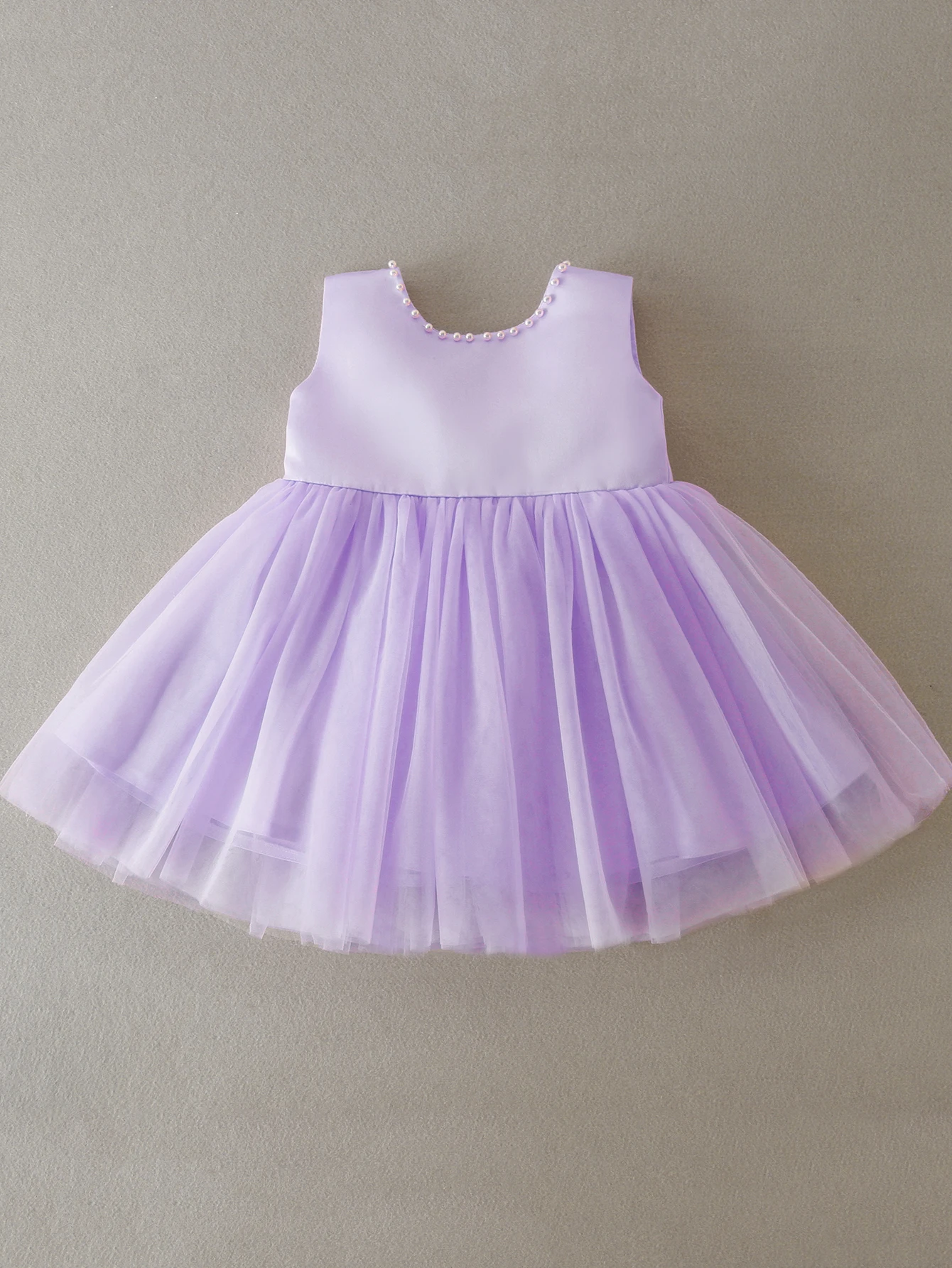 Cute Baby Girls alta qualità Satin Fashion Fancy Bow Luxury Beautiful Flower Baby Girl Dress Party