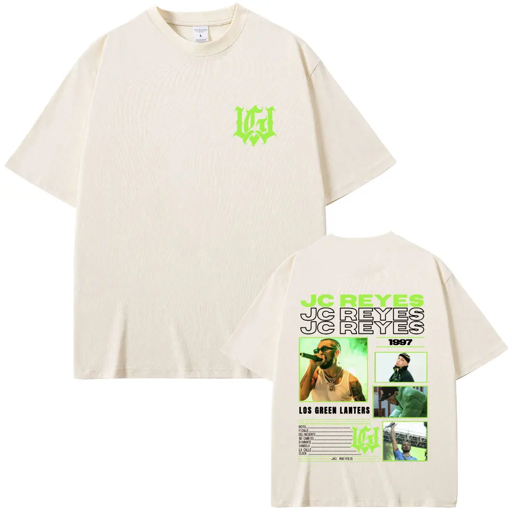 

Rapper Jc Reyes Los Green Lanters 2025 T Shirts Men Women Fashion Hip Hop T-shirts Men's Casual Oversized Short Sleeve T-shirt