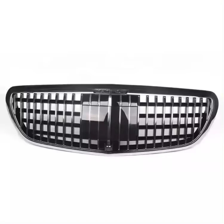 Wholesale high quality durable Upgrade M style ABS Chrome front bumper grille for Mercedes Benz S class W222