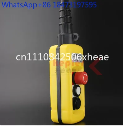 

Pendant lift control XAC-A2913 Waterproof hand button switch with electric hoist handle, 2 buttons with two speeds and