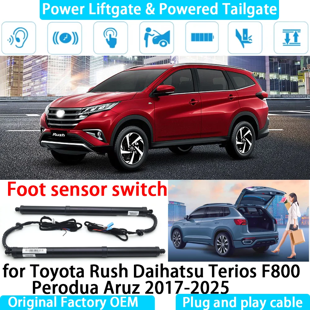 

for Toyota Rush Daihatsu Terios F800 Perodua Aruz 2017-2025 Automatic Electric Power Liftgate Powered Tailgate Strut Tail Gate