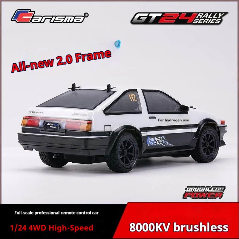 Carisma 1/24 Professionele Rc Hoge Snelheid Afstandsbediening Auto Ae86 Model Vierwielaandrijving Mosquito Auto Drift Simulatie auto