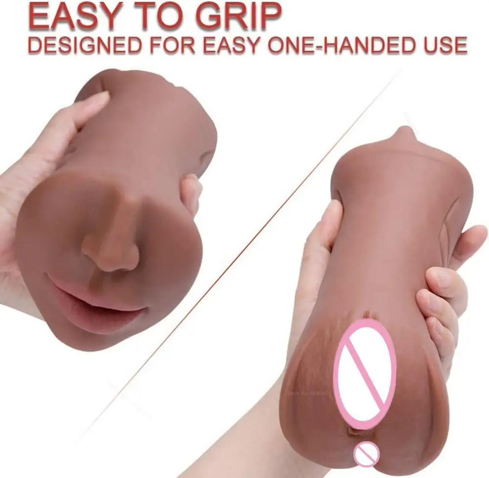 3 in 1 masturbator Sextoy Realistic Vagina Rubber Pussy Male Masturbator Pocket Pusssy Sex Dolls Adult Goods Sex Toys for Men