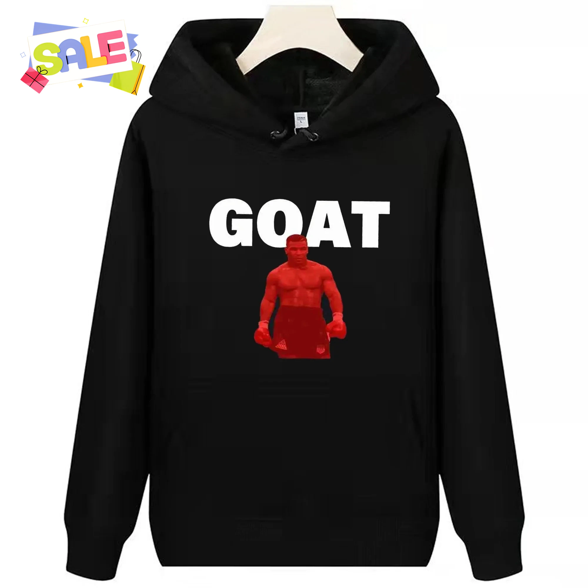 

Rare Boxing Legend GOAT Mike Tyson Boxing Fans Gift Pullover Hoodie 100% Cotton Comfortable Casual Mens Sweatshirts Streetwear
