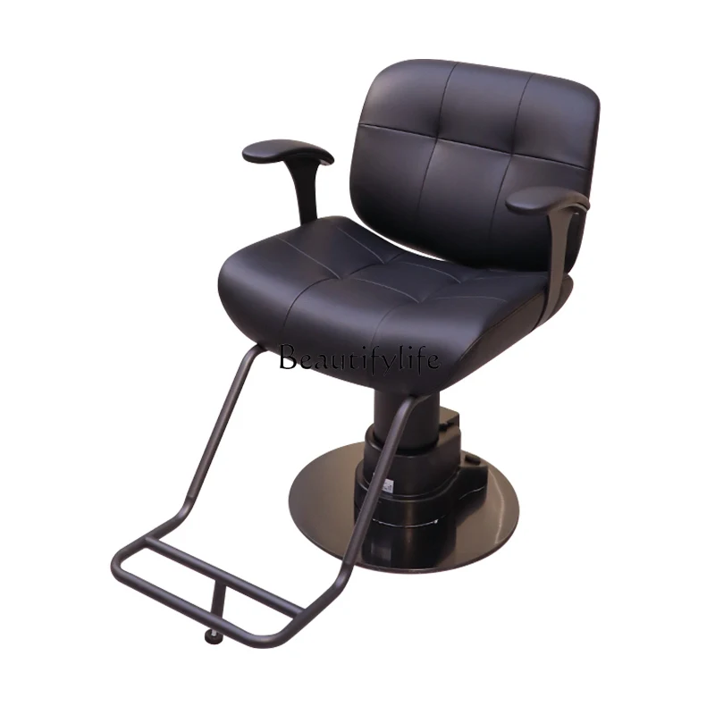 

New high-end private room wireless electric lifting hairdressing chair barber shop chair