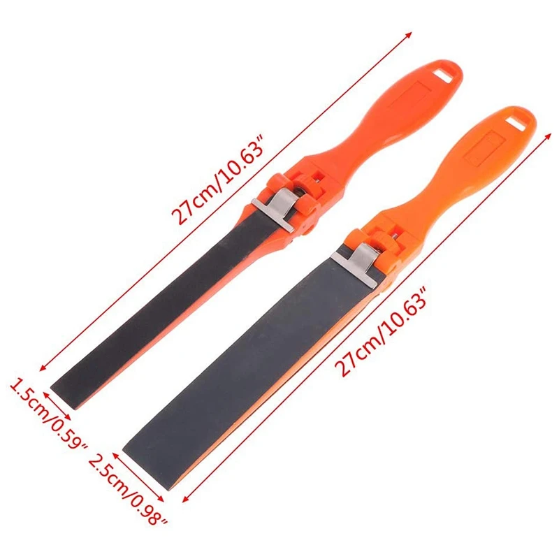 2Pcs Sandpaper Wood Carving Sandpaper Ruler Plastic Jewelry Polishing Tool Abrasive Rod Grinding Rod Holder