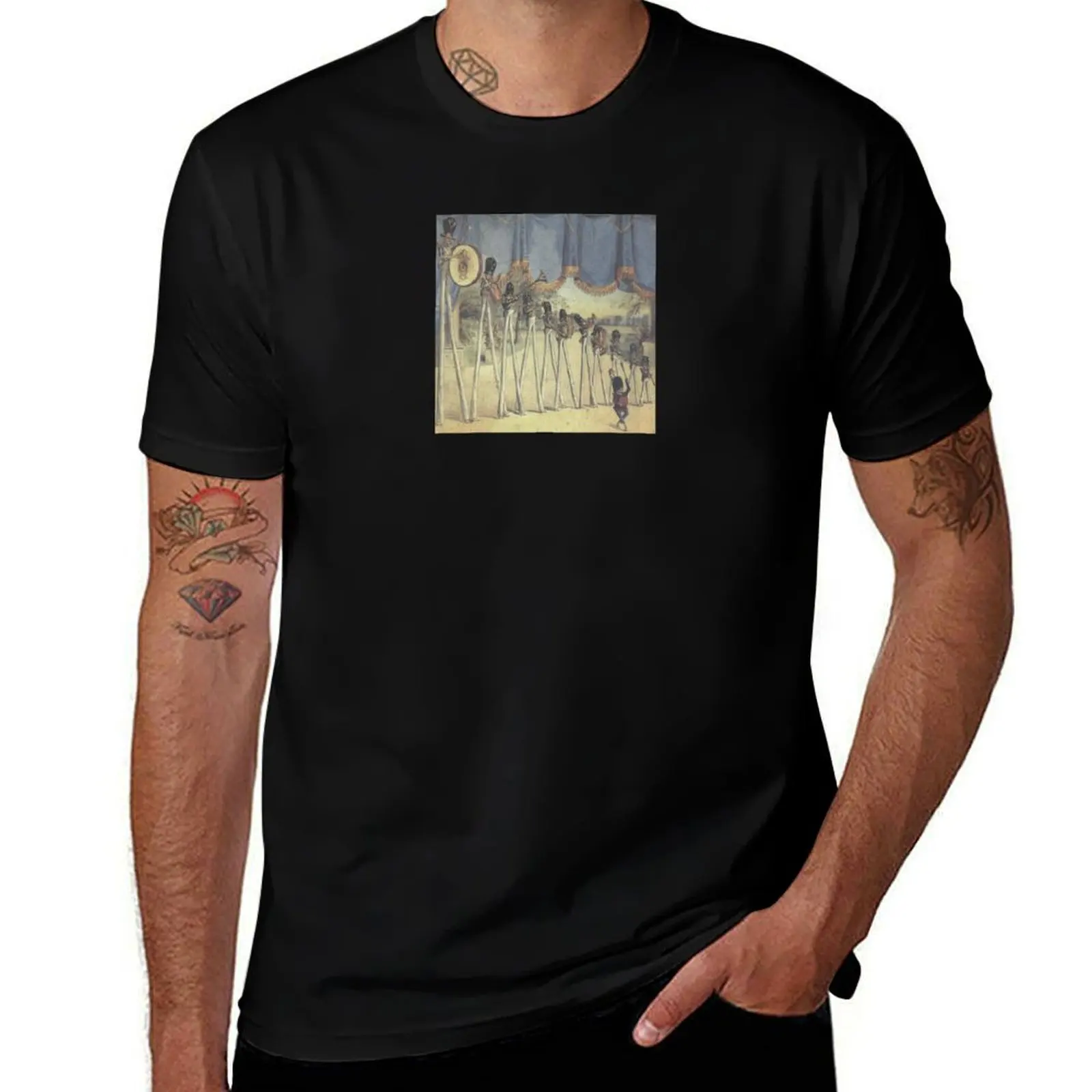 Neutral Milk Hotel – In the Aeroplane Over the Sea - Back Cover T-Shirt Gym Exercise Short Sleeve T-Shirt