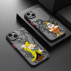 Snow White And The Seven Dwarfs Phone Case For iPhone 15 14 11 Pro Max 13 12 Mini XR X SE 7 8 6 6S Plus Hard Matte Shell