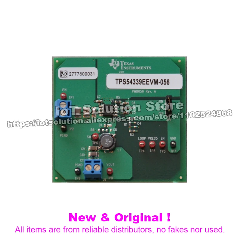 TPS54339EEVM-056 — TPS54339E evaluation module for step-down converter with D-CAP2 mode and light load efficiency