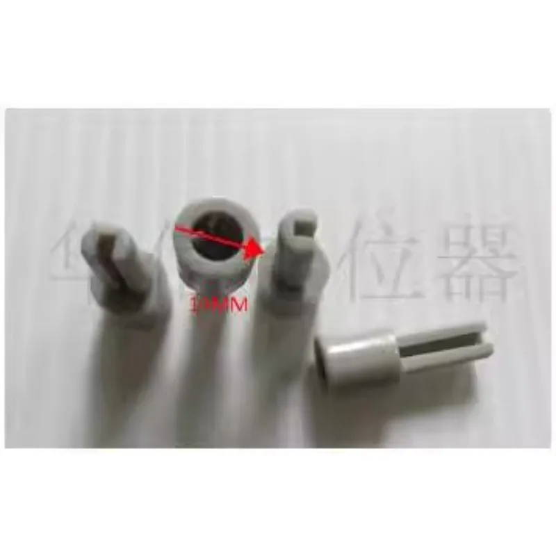 10 Uds eje de extensión del potenciómetro mezclador, eje de extensión de plástico gris 25MMX10MM D agujero de medio eje 6MM HJ-332