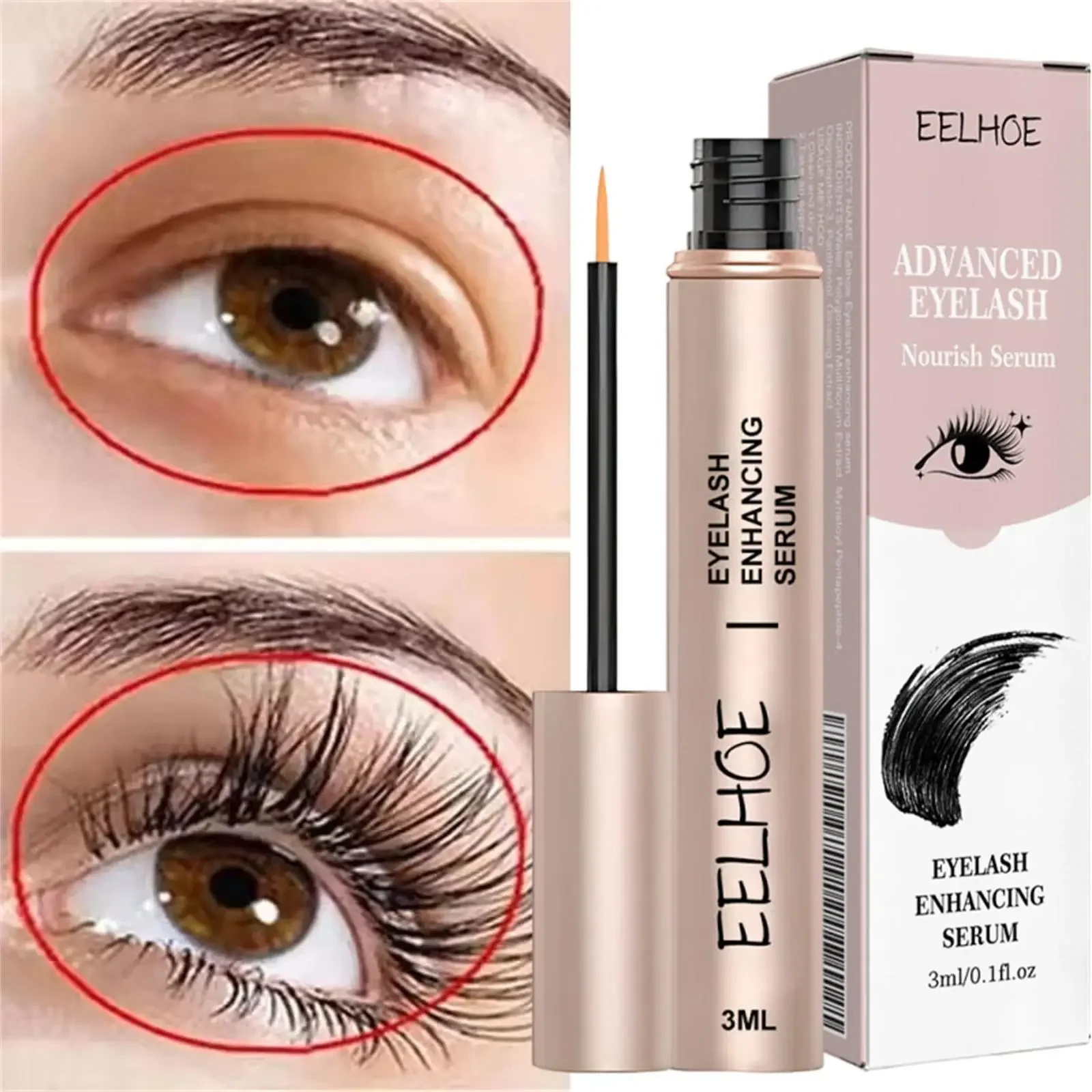 

Fast Eyebrow Growth Serum Eyelash Hair Growth Anti Hairs Loss Product Prevent Baldness Fuller Thicker Lengthening Eyebrow Makeup