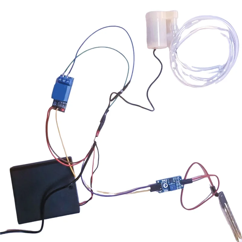 ABGI-5X Automatisches Bewässerungsmodul DIY Kit Automatisches Bewässerungsmodul Bodenfeuchterkennung Automatisches Wasserpumpen
