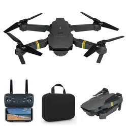 4K Eachine E58 Drone WIFI FPV with Wide Angle Camera Hold Mode Foldable Arm RC Quadcopter Pro RTF Drone 6axis Rotation RC Drone