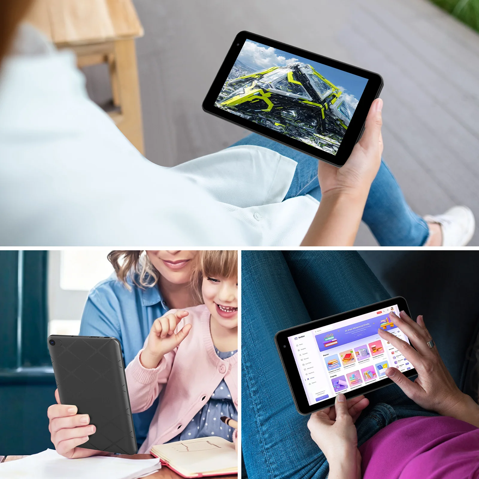 Tablet Android 15 de 7 Pulgada - Kids Education Tablets reseña y precio