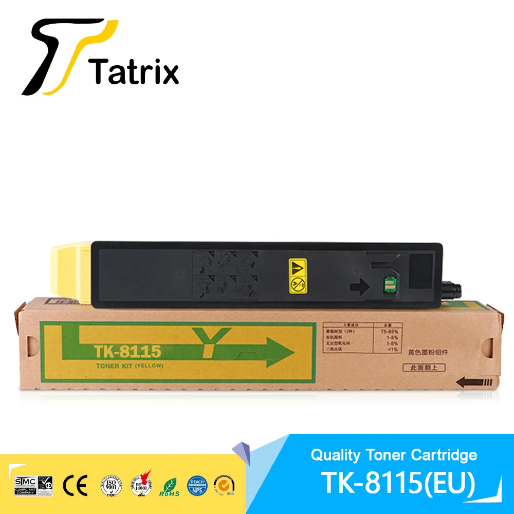 Tatrix TK8115 TK 8115 TK-8115 Compatible Color Copier Toner Cartridge for Kyocera Kyocera ECOSYS M8124cidn/M8130cidn Printer