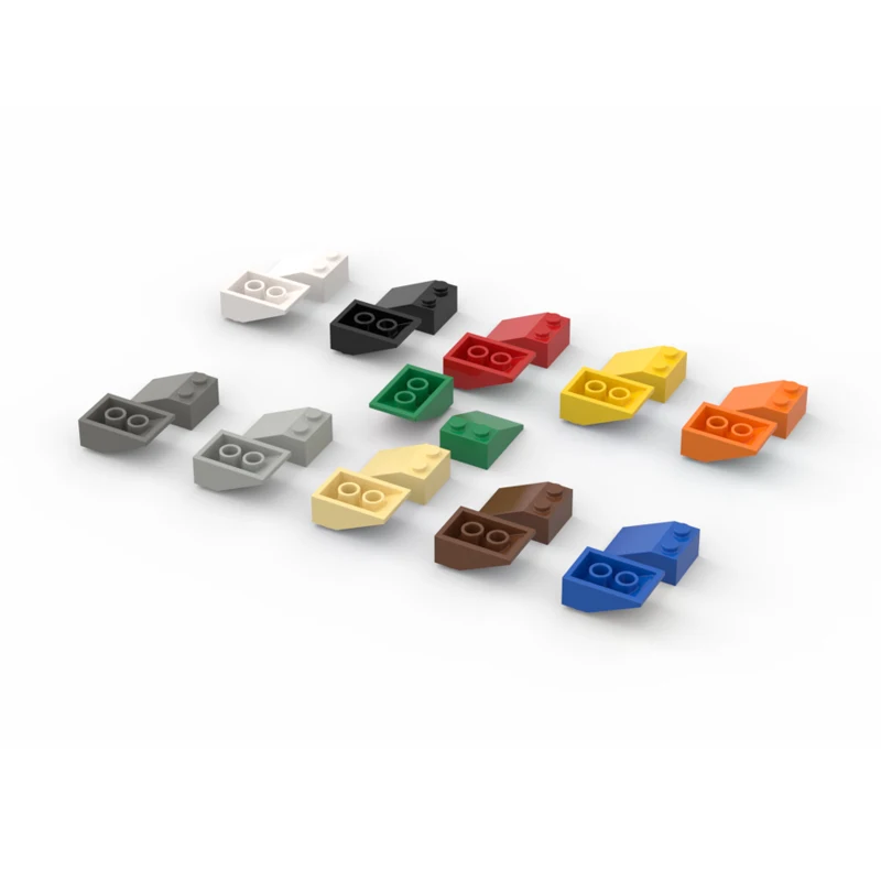 

100pcs MOC compatible 3298 building block parts 2X3 spare parts 33 ° inclined DIY technology parts