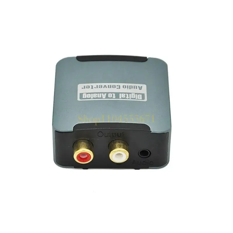 Best Seller Audio Converter Receiver Digital To Analog L/R RCA Optical Fiber Coaxial Adapter for Speaker Headphone