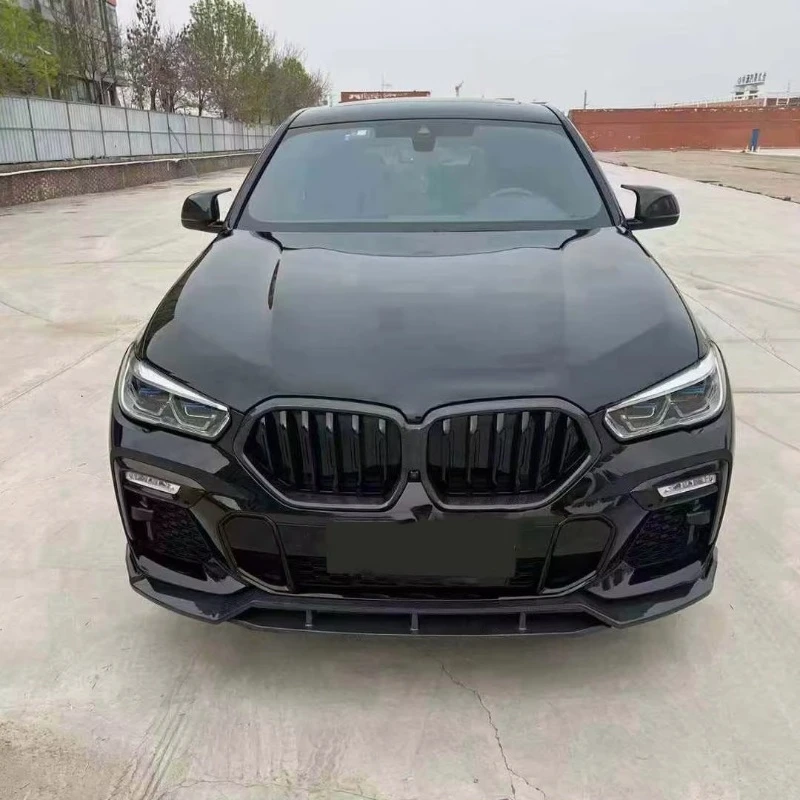 Black Knight Carbon Fiber Body Kits Front Lip Diffuser Side Skirts for 2020-2022