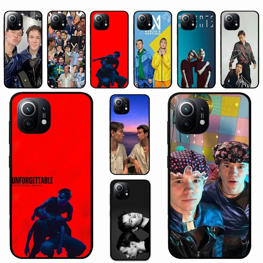 Marcus And Martinus Music Phone Case For Xiaomi Mi 5X 8 9 10 11 12 lite pro 10T PocoX3pro PocoM3 Note 10 pro lite