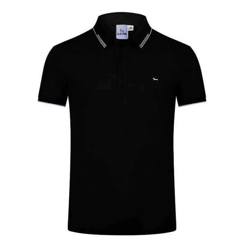 Customized Shirt New Summer Men Polo Shirt Slim Fit Cotton Short Sleeve Embroidery Harmont Casual Shirts Soft Breathable Blaine