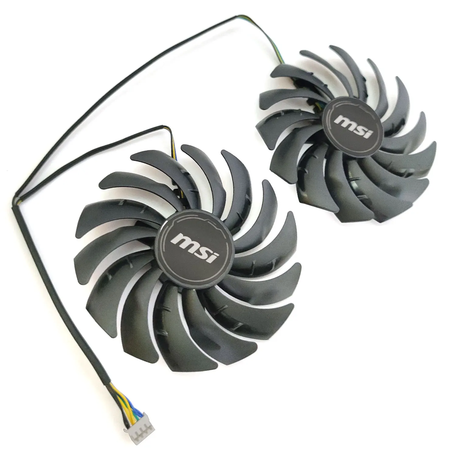 MSI Radeon RX 5700 5700 XT 5600 XT 게이밍 그래픽 카드용 냉각 팬, 4 핀 PLD10010S12HH RX 5700 XT GPU 팬, 95mm, 신제품