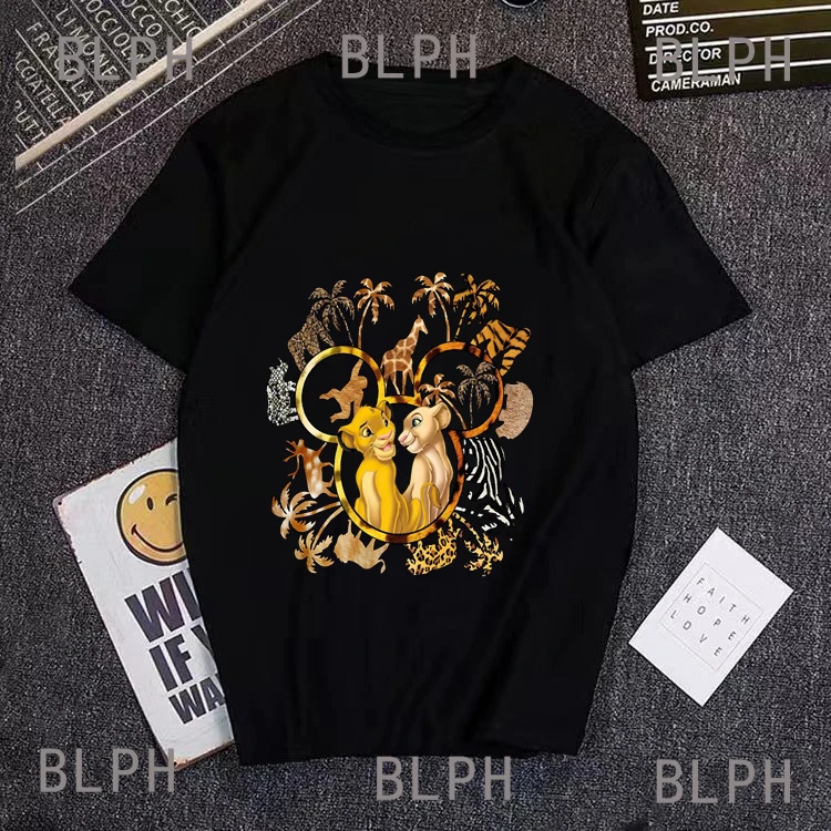 

Harajuku Printed Sports Parent-child T-shirt Disney Mickey Mouse Quick-drying Short-sleeved Adult Children's Summer Top