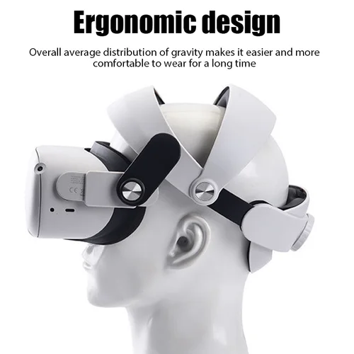 Correa para la cabeza ajustable para gafas Oculus Quest 2 VR, accesorios para la cabeza ajustables, cómodos y reemplazables