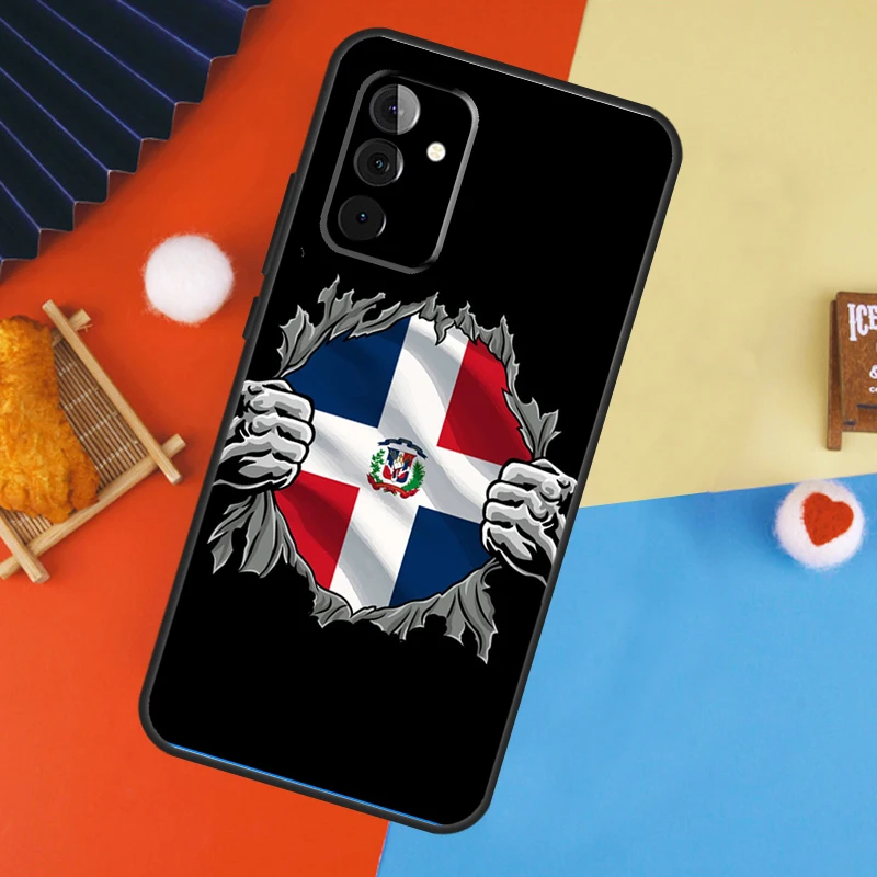 Funda con bandera de República Dominica para Samsung Galaxy, A13, A23, A33, A53, A15, A25, A35, A55, A51, A71, A12, A32, A52, A14, A34, A54