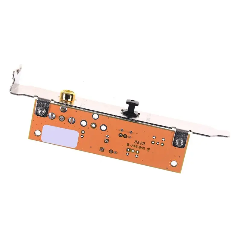 M52K-Plate Cable Bracket For PC Motherboard Featuring SPDIF Optical And RCA Output Plugs