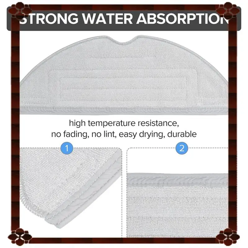 24-часовая доставка, моющаяся тряпка для швабры с одноразовой замены тряпки для Roborock S7 Maxv Ultra/S7, аксессуары для робота-пылесоса