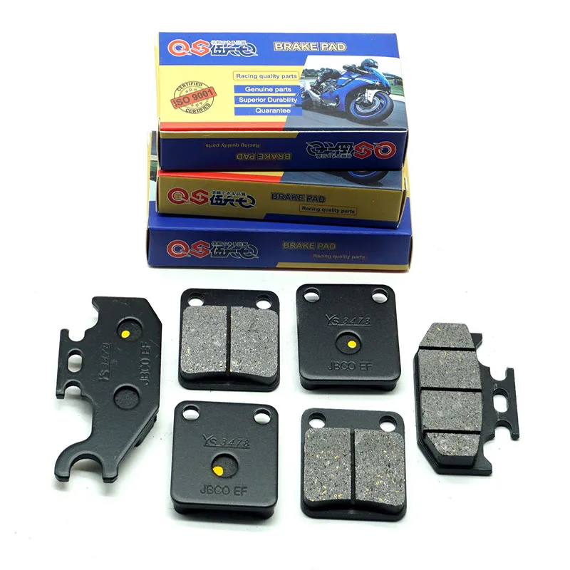 

Передние и задние тормозные колодки мотоцикла для YAMAHA YFM45FA 2004-2006 YFM45FAH 450 YFM45FG 2007 2008 YFM45FGH YFM45FX 2009 Sport 2010