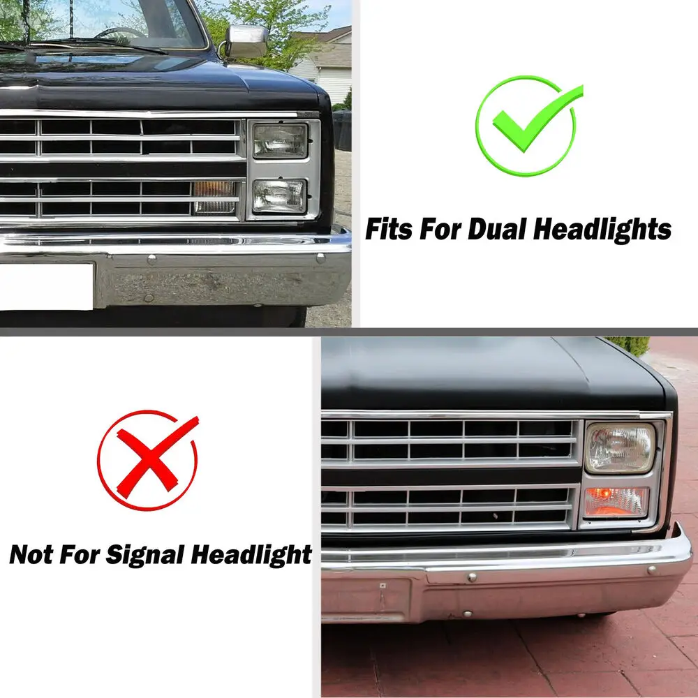 Pair Smoke/Clear Turn Signal Side Corner Marker Lamp Light For Chevy GMC Pickup Truck