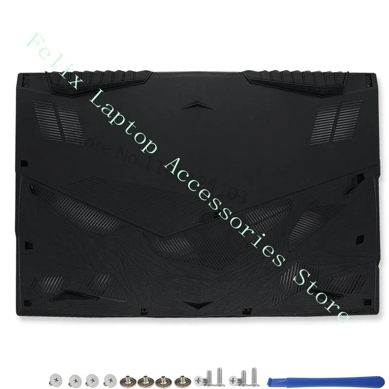Imagem -05 - Laptop Preto Tampa Traseira para Msi Moldura Frontal Palmrest Caixa Inferior Dobradiças Dobradiça a b c d Capa Gl75 Ms17e2 Ms-17e4 Series Novo