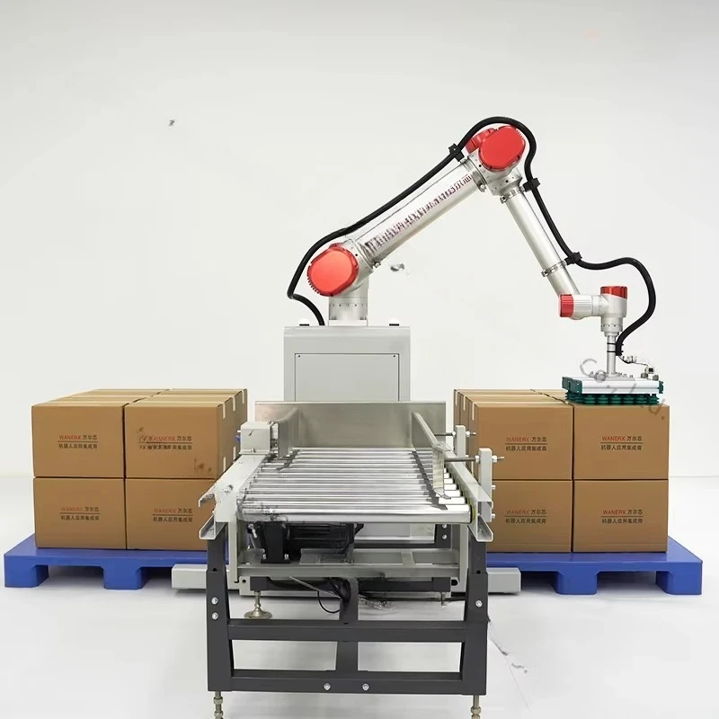 High Capacity 30kg Pneumatic Engine Factory Automatic Carton Stacking Palletizer Collaborative Palletizing Robot