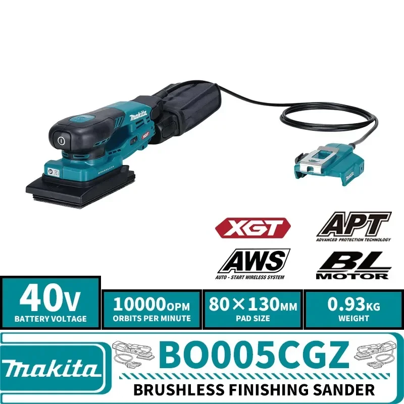 Makita BO001CGZ BO003CGZ BO005CGZ Brushless Cordless Finishing Sander 40V Lithium Power Tools