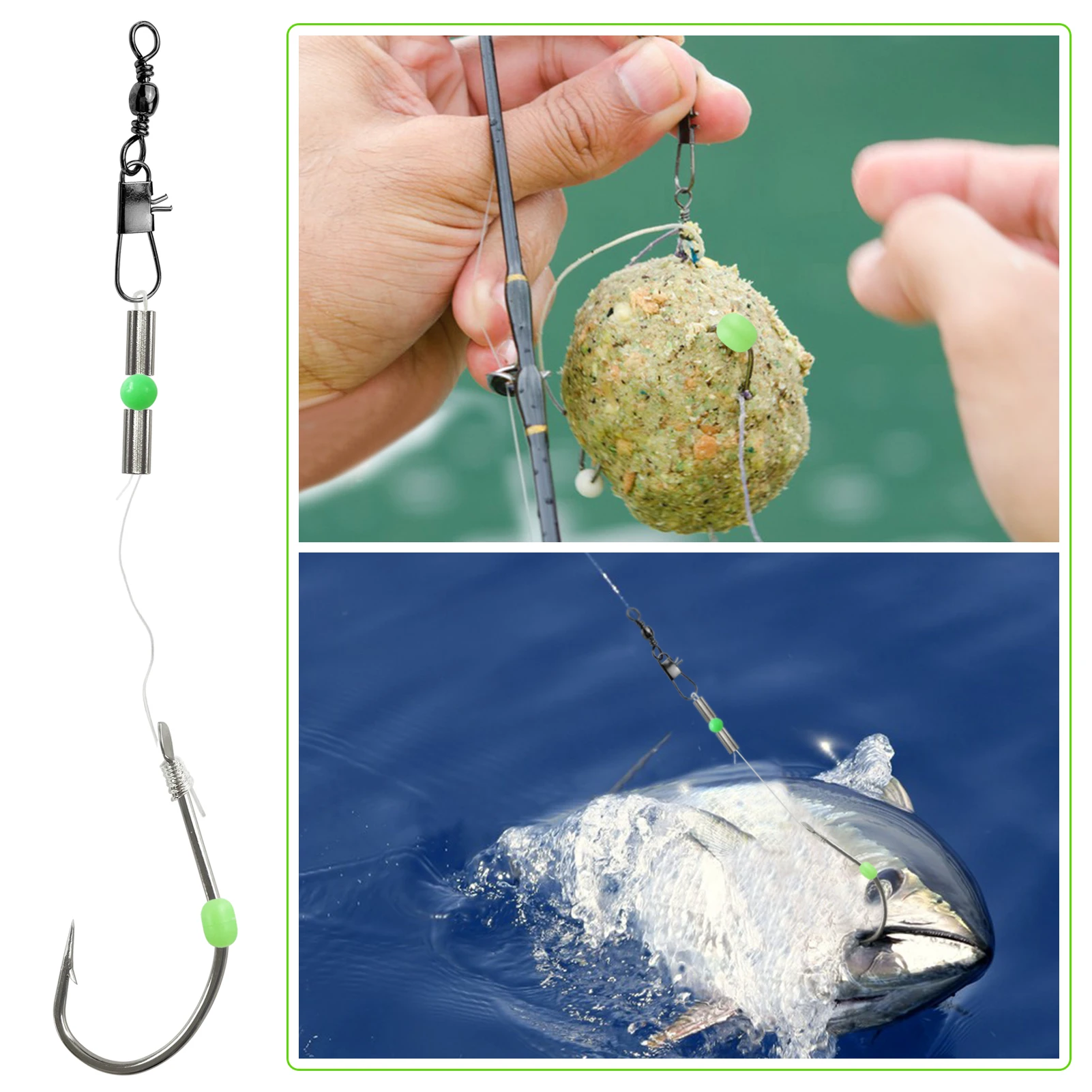 Anzuelos para pesca en mar con púas Free Fisher – Vástago largo - imagen 3