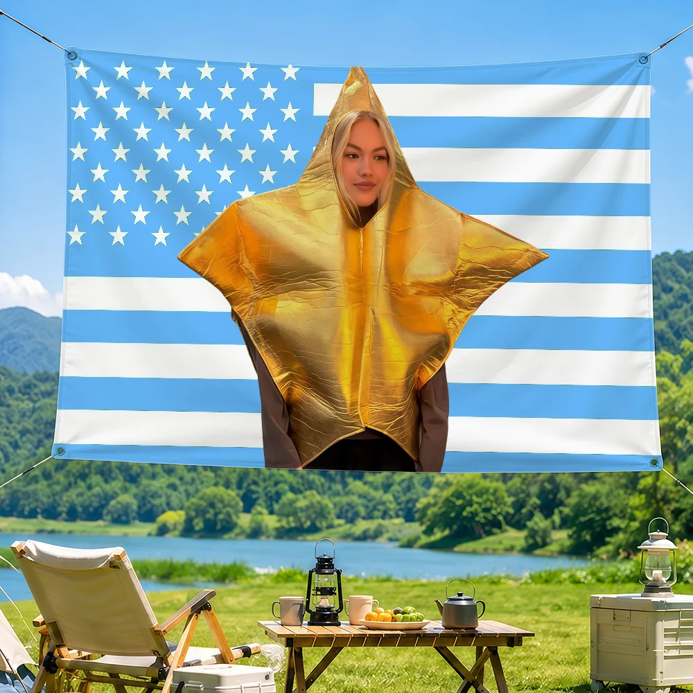 Singer F-Freya S-Skye flag Decorative Home Yard & Garden Decor Banner - Indoor Outdoor Wall Hanging Flag