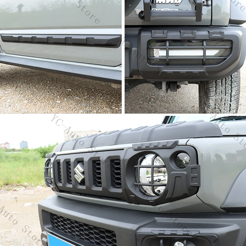 For Suzuki Jimny JB64 JB74 2019-2023 Car Tail Light Cover Headlight Cover Rearview Mirror Cover Guards Decoration Gravel Shield