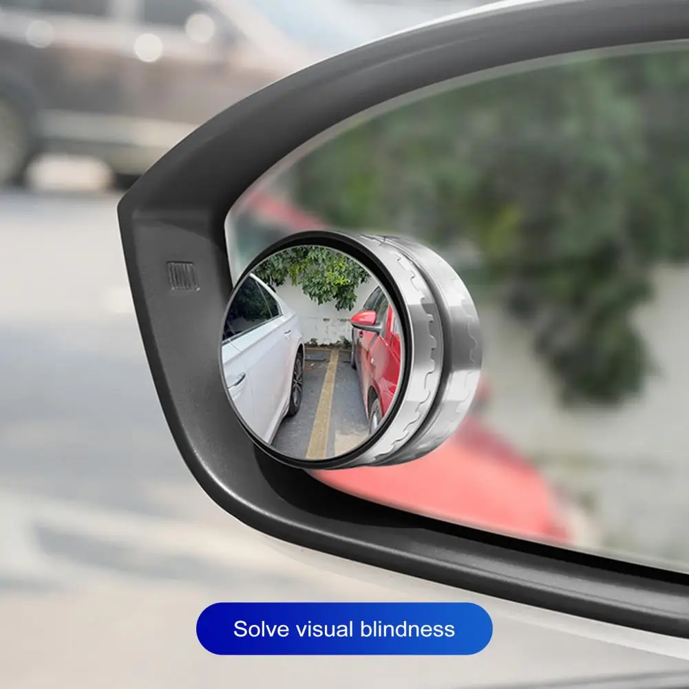 360 Degree Rotation Mirror Suction Cup Mirror 2 Pairs of Suction Cup Car Blind Spot Mirrors for 360-degree Rotation Waterproof