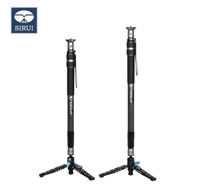 SIRUI SVM-165 / SVM-145 One-Step Height Height Adjustment Video Tripod Carbon Fiber Monopod for Iphone Sumsang Camera Tripod