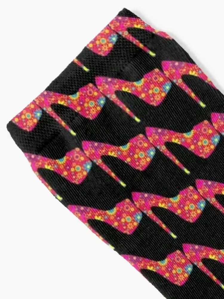 Calzini floreali Louboutin Rugby FASHION Calzini da ragazzo retrò floreali da donna