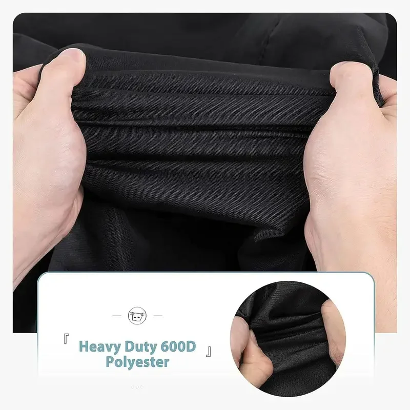 Waterproof Oxford BBQ Grill Cover, Outdoor Protective Cover for Electric & Charcoal Grills view 3