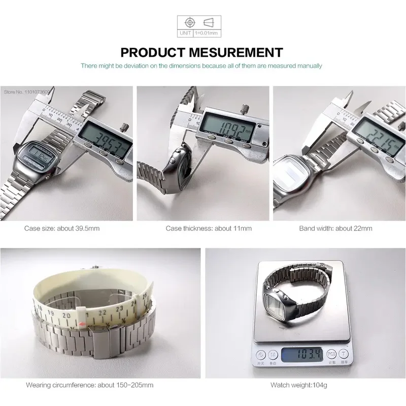 Retro Digital Wristwatch Dual-Display Stainless Steel Strap Men's Wristwatch with Backlight Calendar Date Month Year Day