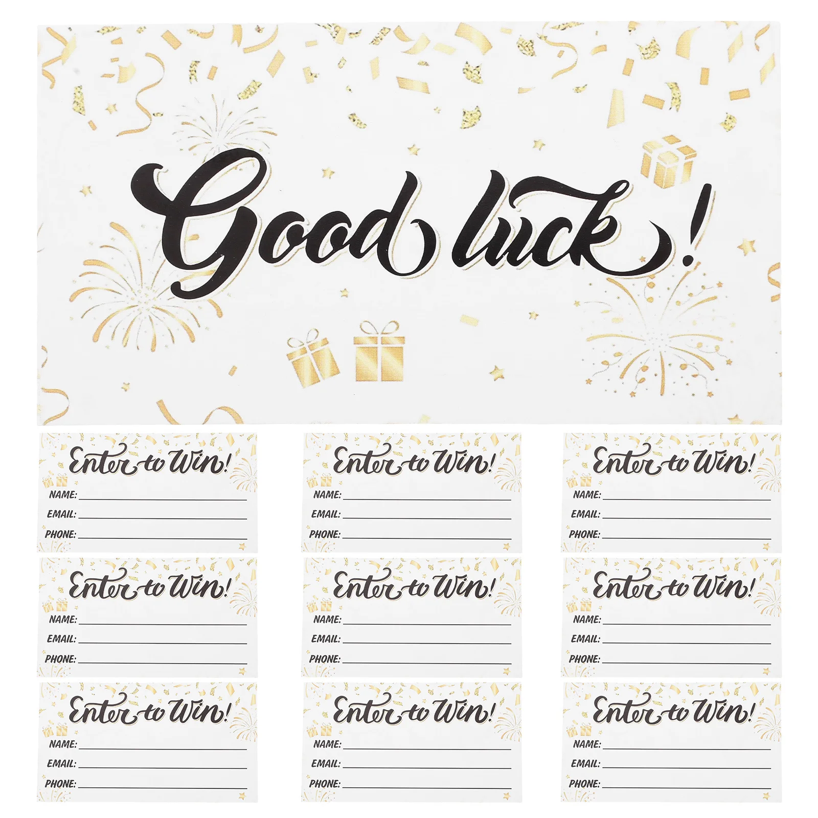 

300Pcs Entry Form Ticket Cards Blank Raffle Tickets for Contests Carnivals Auction Drawings Fundraisers Ticket