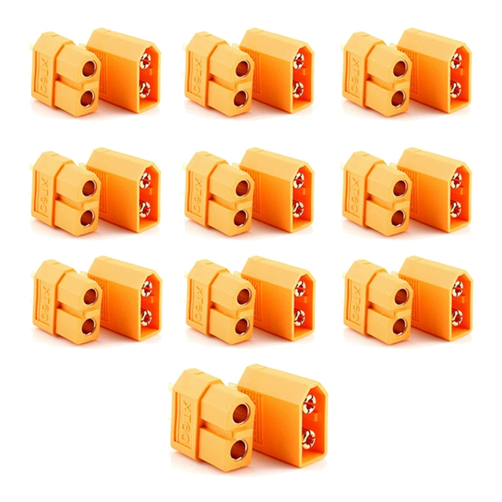 

10Pair XT60 XT-60 Male Female Connectors Plugs T Plug for RC Battery Rc Drone Airplane Car Accessories