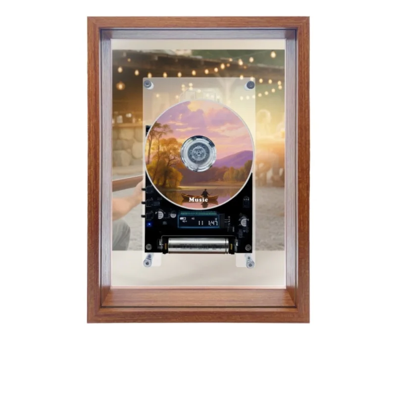 

Музыкальная фоторамка-CD-плеер из прозрачного акрила для настенного крепления с функцией воспроизведения Bluetooth – рекламные бизнес-подарки