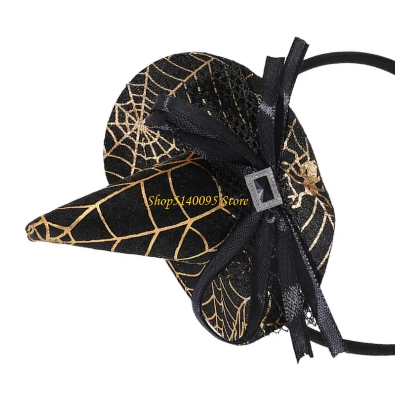 dxae witch hat hairband assume accessories soft fabric hairband for gatherings family pharnings and photography supply